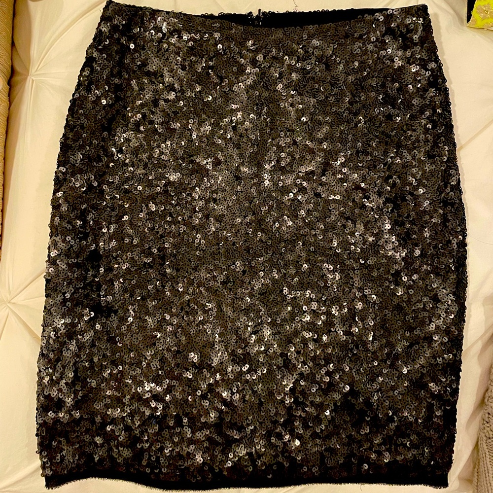 Talbots Silk lined sequin skirt - 2 Petite
